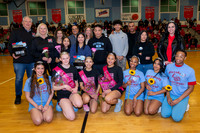 On Senior Night, Marshall High School proudly honors the outstanding careers of three GREAT senior Lady Statesmen basketball players—along with their dedicated managers and members of the winter cheer